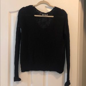 Navy Blue Shear Hollister sweater